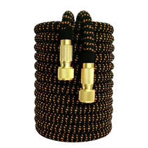 농수관 농업용파이프 공장 직접 정원 관개 호스 텔레스코픽 매직 호스 튜브 고압 세차, 흑갈색, 2.5m-스트레치-7.5m