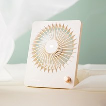 슬림 폴딩 무선 휴대용 선풍기 /접이식 USB 무소음 선풍기, 밀크 오렌지, 접이식  USB 무소음 선풍기