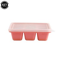 DIY 아이스 큐브 박스 냉동 금형 냉장고 수제 박스 뚜껑 실리콘 틱톡 핫, 분홍색