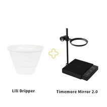 LILI세라믹 커피 드리퍼 24 컵 메이커 필터 핸드 드립 재사용 가능한 더 섬세한 콤플렉스, 07 dripper nd s