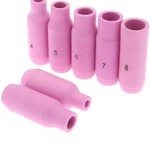 용접 노즐 5Pcs 10N Nozzle Alumina Shield Cup 3 4 5 6 7 8# For TIG WP17 18 26 Welding Torch, 12.5mm