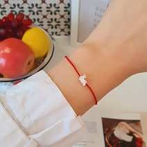 토끼 실크 실 행운 깔끔한 여자 팔찌 534
