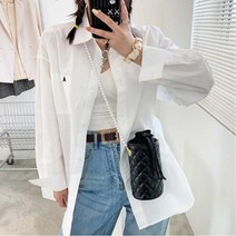 20대여 진주체인 원통형 미니 크로스백 립스틱 미니핸드백 휴대폰가방