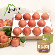 [2022햇사과] 산지애 알뜰 못난이사과(특대) 4kg 2box 당도선별 미시마, 단품