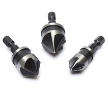 목재합판 타공작업 카운터싱크 회전비트 드릴 3P