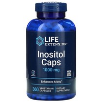 라이프익스텐션 이노시톨 미오이노시톨 1000mg 360캡슐, 1개, 기본