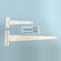 유럽형T경첩(백색)/가구경첩/규격선택, 2) 유럽형T경첩/6인치/중/백