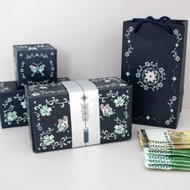 깜짝 돈벼락 분수 반전 용돈박스 생일 남편 부모님, 보석 상자(전용쇼핑백포함)