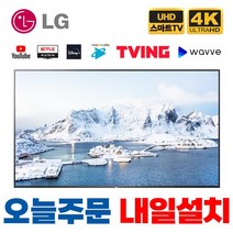 LG전자 70인치 - (176cm) 4K UHD 유튜브 넷플릭스 스마트 LED TV, 수도권벽걸이설치, 70UHD스마트, 70UM6970