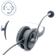 다산일렉트론 헤드셋 콜센터 상담사 상담용 모든 전화기 PC 스마트폰 호환, 모튤러잭(레드), D017T