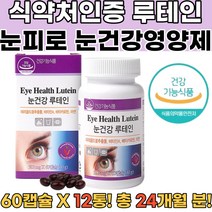 식약처인증 루테인 스마트폰영양제 눈시력 눈피로12통 어린이눈영양제 어린이루테인 빌베리루테인 메리골드효능 베타카로틴 아연 망막수술 눈충혈 황반변성영양제 눈비문증 황반부종 루테인추천