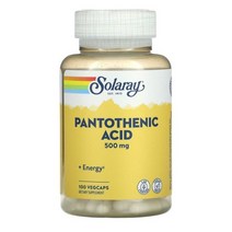 솔라레이 판토텐산 500mg 베지캡슐 100정, 1개