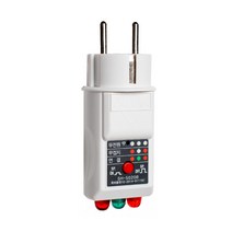 새한 콘센트 접지 확인 시험기 SH-5020B (램프와 소리로 확인가능), 1개