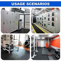 MYFAMIREA 네오프렌 고무 스트립 솔리드 고무 롤 개스킷 DIY 소재 지.. 정품보장, W: 1in x T: 1/8in x L: 10Ft