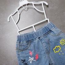지엔 유아동 어린이 키즈 상하의옷걸이 셔츠 바지 한벌걸이 10묶음, 흰색, 10개