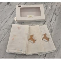 (에뜨와) (07L08510) 루이스드림손수건SET(10매)(신생아출산선물) (유아 출산 백일 돌선물 조카선물), 없음