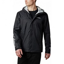 정품 컬럼비아 남성 PFG 스톰 재킷, Black/Cool Grey, Medium