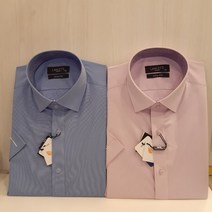 란체티 구김 없는 !! 모달 스판!! 블루 핑크 슬림 반팔셔츠LSM2242BL LSM2242PI