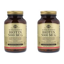 솔가 슈퍼 포텐시 비오틴 5000mcg 베지터블 캡슐, 100정, 2개