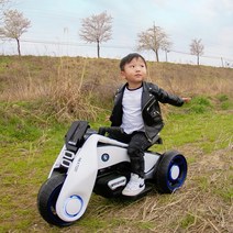 다이노토이즈 BMW 유아용 전동오토바이 유아전동차, 화이트