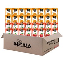 [위드박스] 미닛메이드 조이 195ml 32개 (오렌지16+사과16)