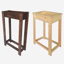 스텐드 재떨이 업소용 흡연실 방부목, 원목-스탠드 재떨이 3호 (47x45x73), 1개