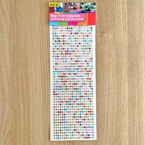 비즈스티커 큐빅스티커 접착비즈 보석비즈 보석스티커 다꾸 꾸미기 67종, 꽃 비즈 37번, 1개