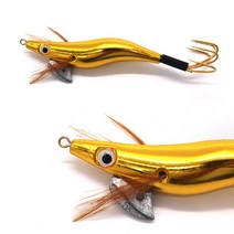 문어 에기 채비 밑걸림 방지 최소화 삼발이 오발이에기, 메탈골드 K0343