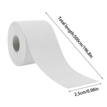 근육 헬스용품 크로스핏Sports Tape Athletic Wrap Self Adhesive Elastic For Muscle And Injury Recovery, 03 White