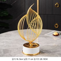 공장 홈 인테리어 디어 장식 현대 TV 술장 현관 거실 사무실 탁상 공예품, 하얀 원풍에 물보라가 일다.