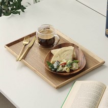 꿈꾸는 키친 물푸레나무 직사각 우드 트레이, 내츄럴