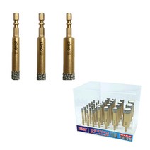 지노 융착코아빗트 코어비트세트 육각형 육각샹크 임팩드라이버 키레스척 타일 대리석 천공, 융착코아빗트셋트 35pcs, 1개