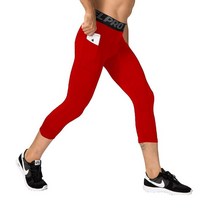 ABTIOYLLZ 3팩 남성용 3/4 압박 바지 운동 레깅스 러닝 카프리 타이츠 포켓 쿨 드라이 체육관 농구 베이스레이어 3팩-블랙+블루+네이비#01 453689, 1 Pack-tibetan Green#01_Small