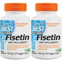닥터스베스트 피세틴 100mg 베지 캡, 30정, 2개