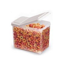 국산 반오픈 저장용기 보관통 시리얼 파우더 분유 잡곡통 쌀통 커피통, 1개, 미니-0.7L