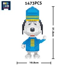 레고 피규어 조립 장난감UKBOO 마이크로 만화 애완 동물 강아지 모델 빌딩 블록 만들기 도시 미니 다이아몬, 06 no box