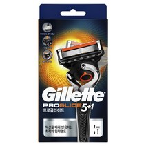 질레트 플렉스볼 프로글라이드 매뉴얼 면도기 + 여분날, 1개입, 2개