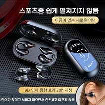 ELSECHO S03 귀걸이 블루투스 이어폰, 04-블루
