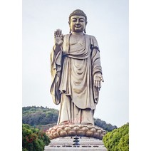 사용자 정의 장엄한 부처님 동상 그림 불교 공급 신앙 HD 용지 인쇄 홈 바 카페 장식 예술 벽화, [02] A4  8.3x11.8inch, [16] 16