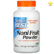 닥터스베스트 노니 파우더 650mg 120정 베지캡슐 Morinda citrifolia