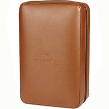 휴대용 라이터 케이스 삼나무 시가 커터 박스, 업그레이드된 악어무늬 심플(불포함가위)