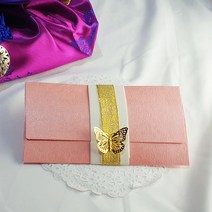 신부꾸밈비 봉채비 답례 설 부모님 용돈 봉투 핑크