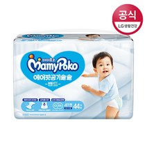 마미포코기저귀 에어핏밴드 대44P(남)x1팩, 단품