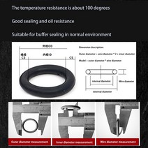 RC 가스켓 메탈 엔진 취미블랙 NBR O 링 10 개/몫 CS 5mm OD20-300mm 고무 씰링 가스켓 와셔 자동차, 28 OD 47mm(10pcs)_01 5mm