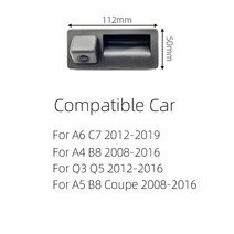 아우디부품 Nunoo 170 도 1920x1080P HD AHD 야간 투시경 차량 후방 카메라 아우디 A3 A4 A5 A6 Q3 Q5 Q7, L902, 1.L902, 1.L902