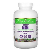 Paradise Herbs MSM 1000 mg 180 식물성 캡슐 Methylsulfonylmethane cellulose 셀룰로스