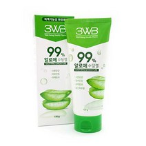 99% 알로에베라 수딩젤 3EA튜브형 3WB 수분 미백, 단품