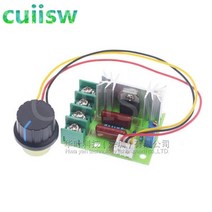온도 조절기 전압 조정기 ac 220v 2000w scr 속도 전자 모듈 디밍 조광기 모터 컨트롤러, 케이블로