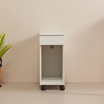 H6820 이동식 본체 서랍 수납장 6colors, 화이트