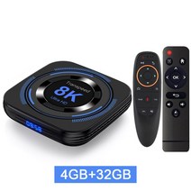 듀얼 와이파이 안드로이드 지원 셋톱 박스, Eu 플러그, 32GG10